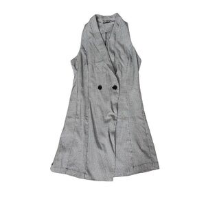 Stradivarius Plaid Blazer Dress